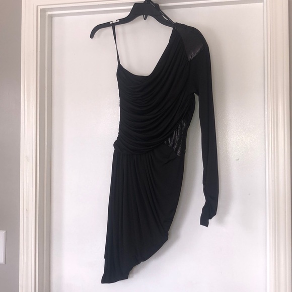 bebe Dresses & Skirts - Bebe cold shoulder sequin dress